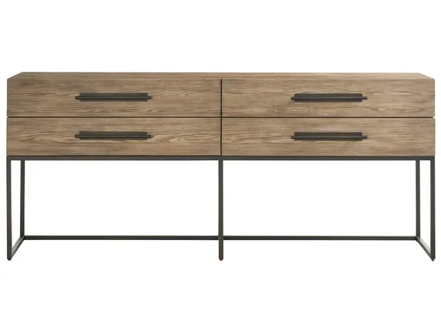 Boulder Metal Base Console