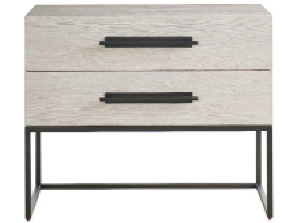 River Rock Metal Base Nightstand - main image