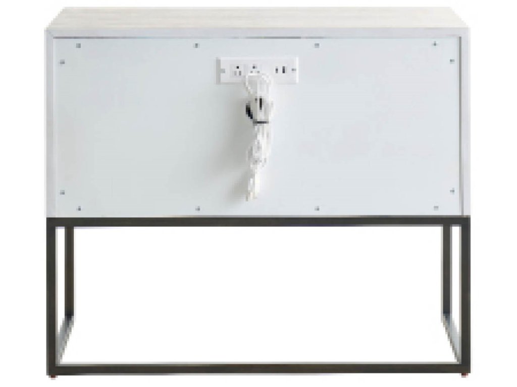 River Rock Metal Base Nightstand - image 2