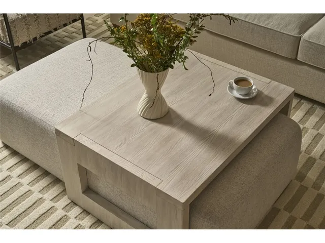 River Rock Nesting Cocktail Ottoman - Alternative View