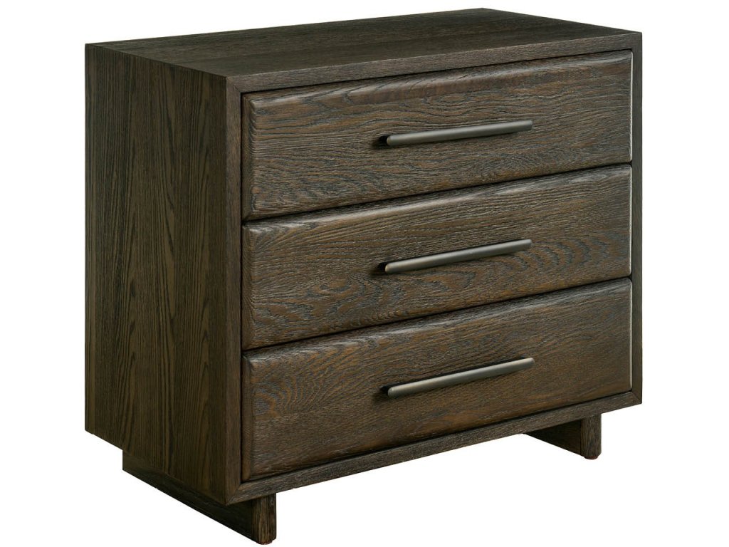 Sable Three Drawer Nightstand - image 1
