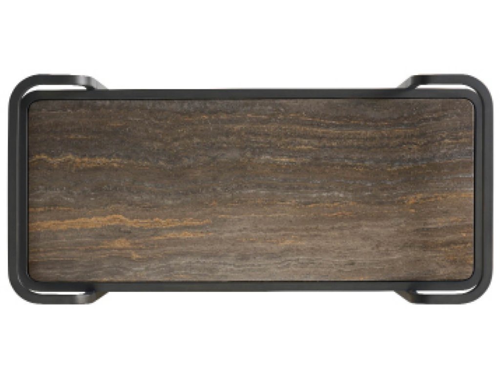 Smoked Bronze Bar Cart - image 2