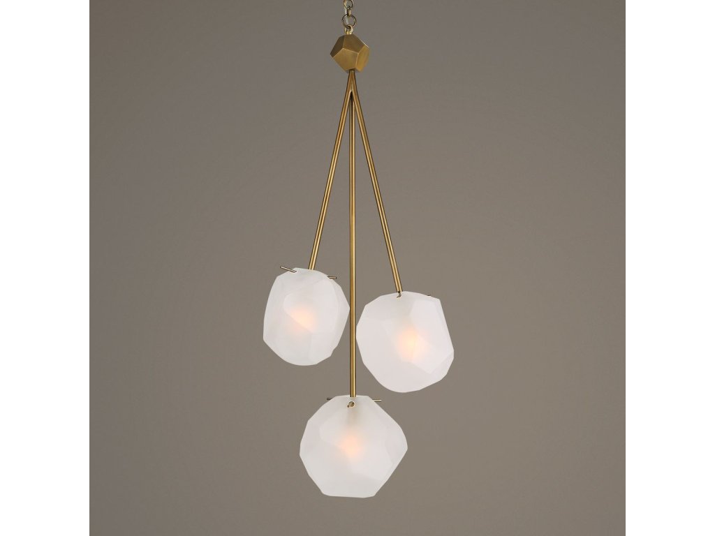 Geodesic, 3 Lt Pendant - image 1