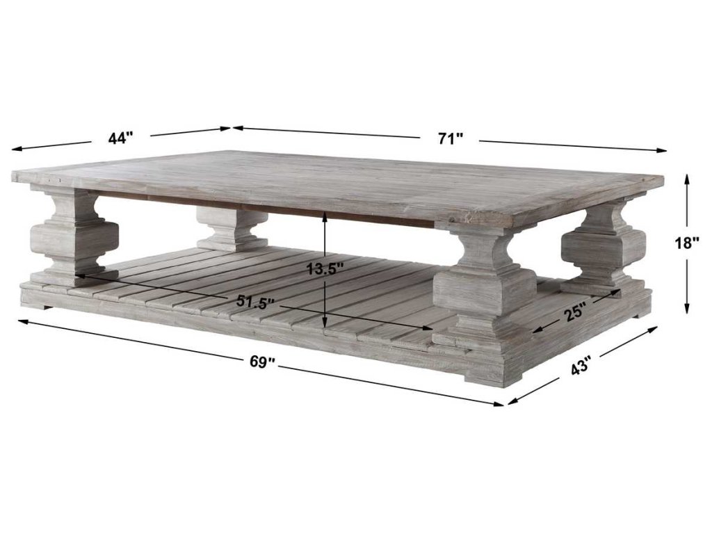 Baldrick Coffee Table, White - image 5