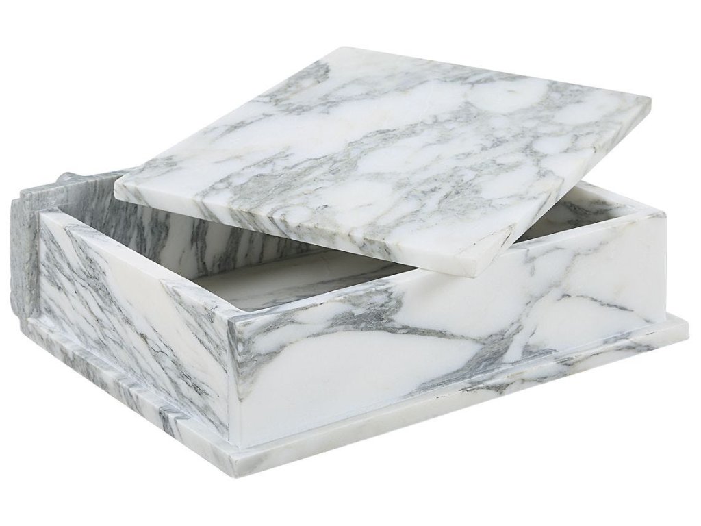 Novel Box - Arabescato Marble Small - image 3