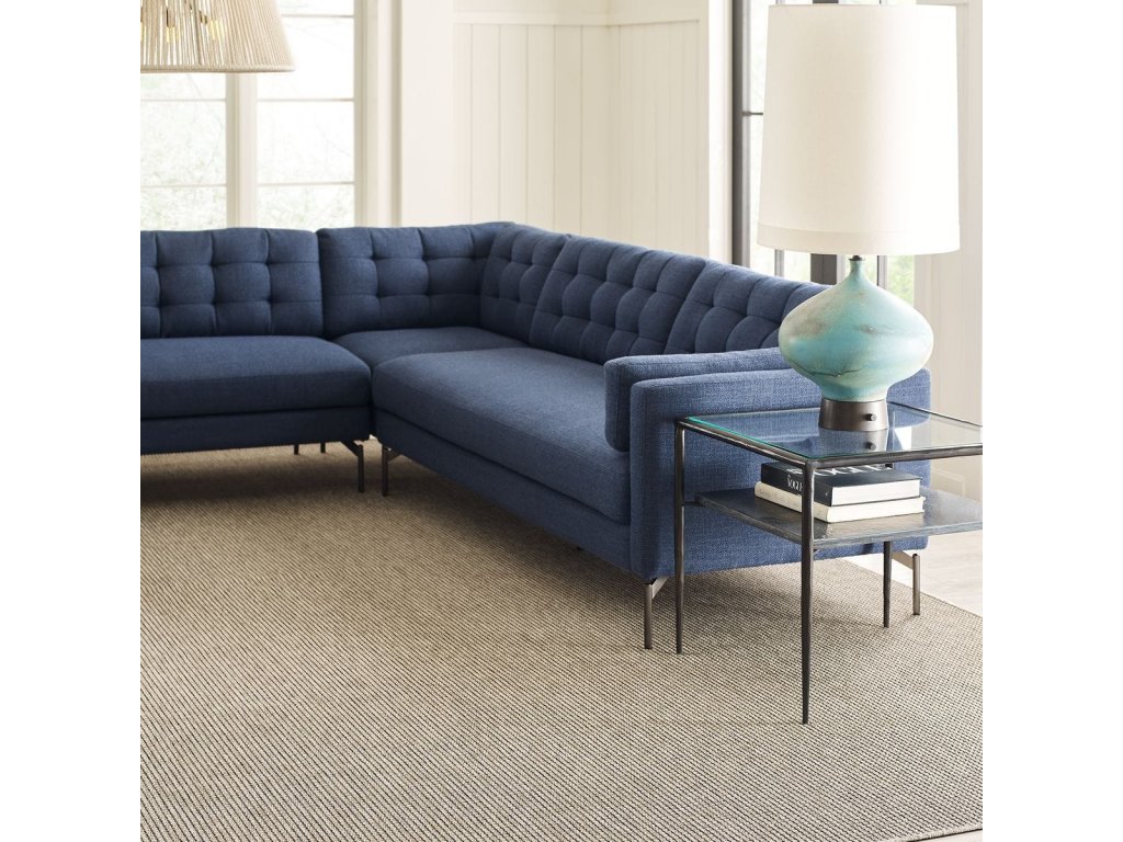 Chain Mail Rug - Sea Gray - image 1