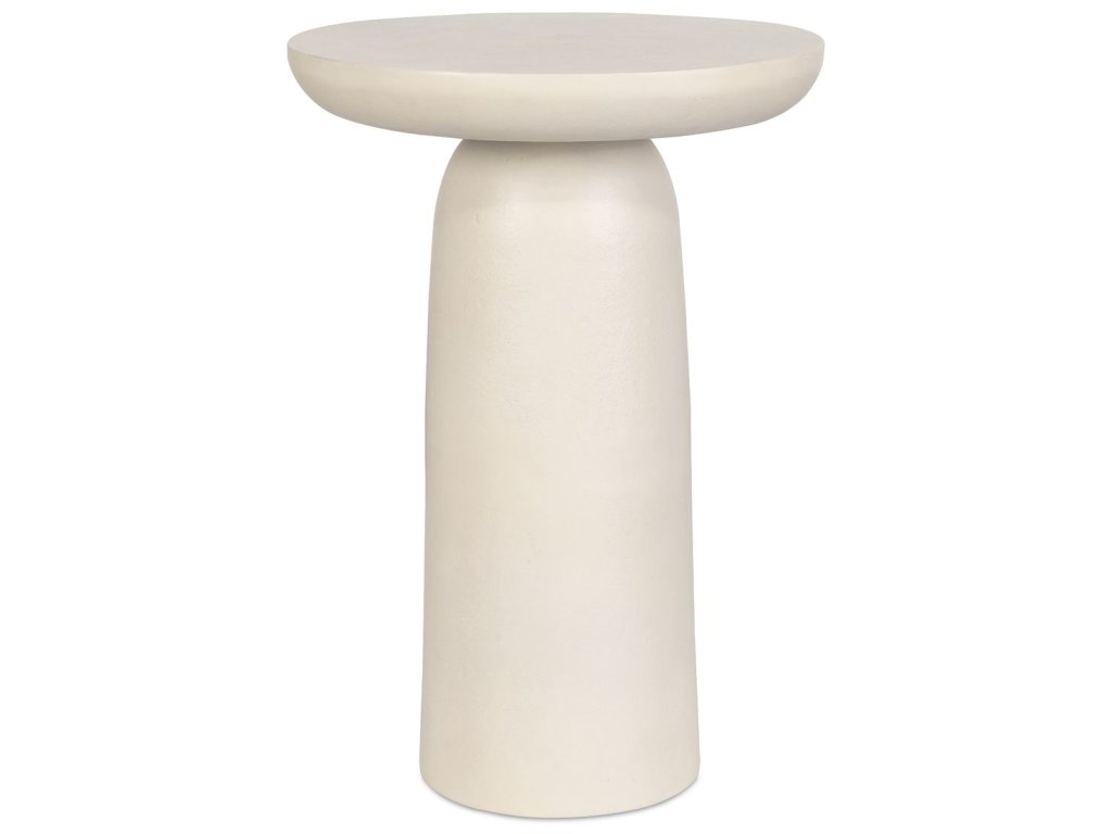 Joppa Outdoor Accent Table, Warm White - main image