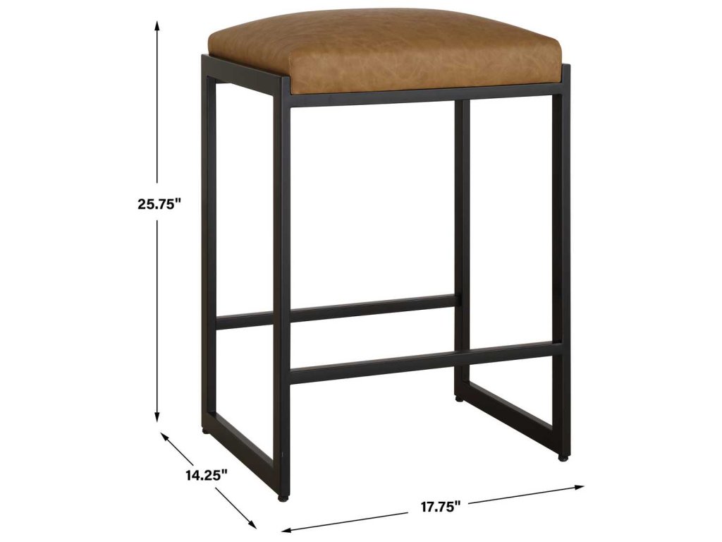 Atticus Counter Stool, Black - image 6