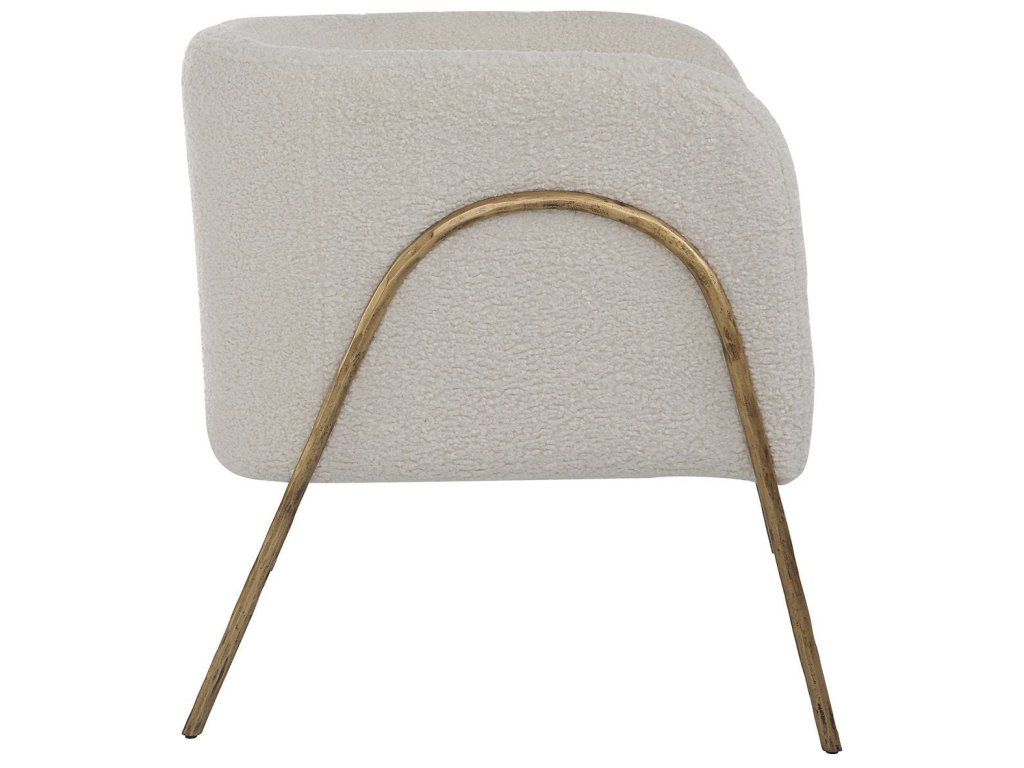 Jacobsen Accent Chair, Natural Shearling - image 2