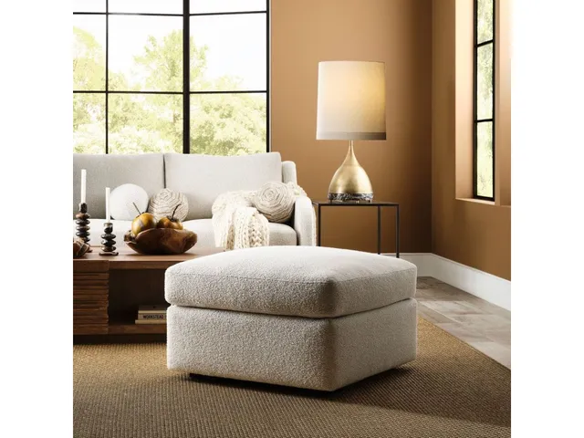 Wave Sofa, Ottoman - Snuggle Vanilla - Alternative View