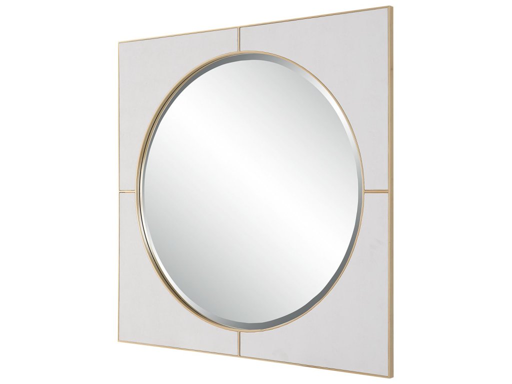 Cyprus Square Mirror, White - image 2