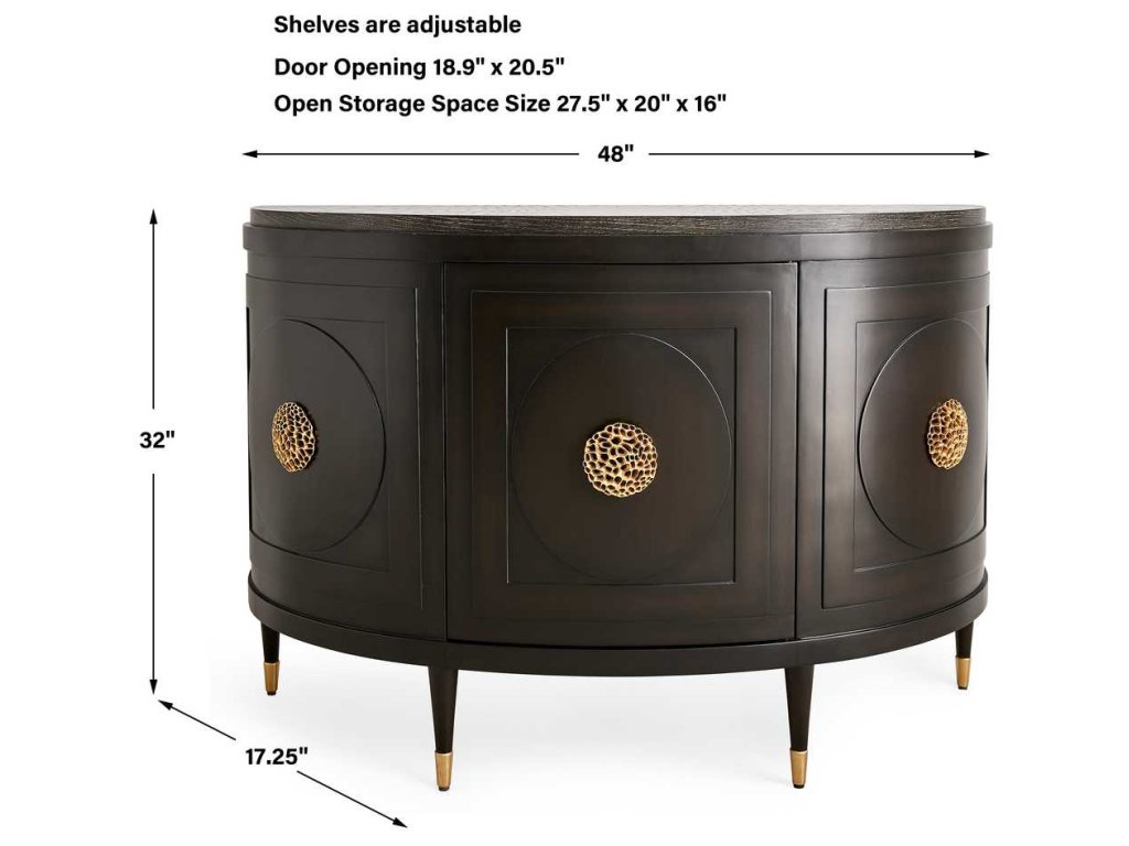 Paris 48 Inch Console Cabinet - Espresso - image 10
