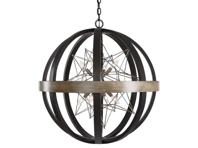 Polaris, 8 Lt Chandelier - Large
