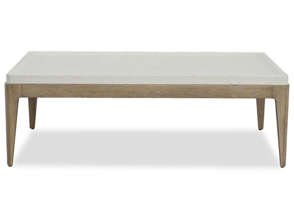 White Linen Coffee Table - main image