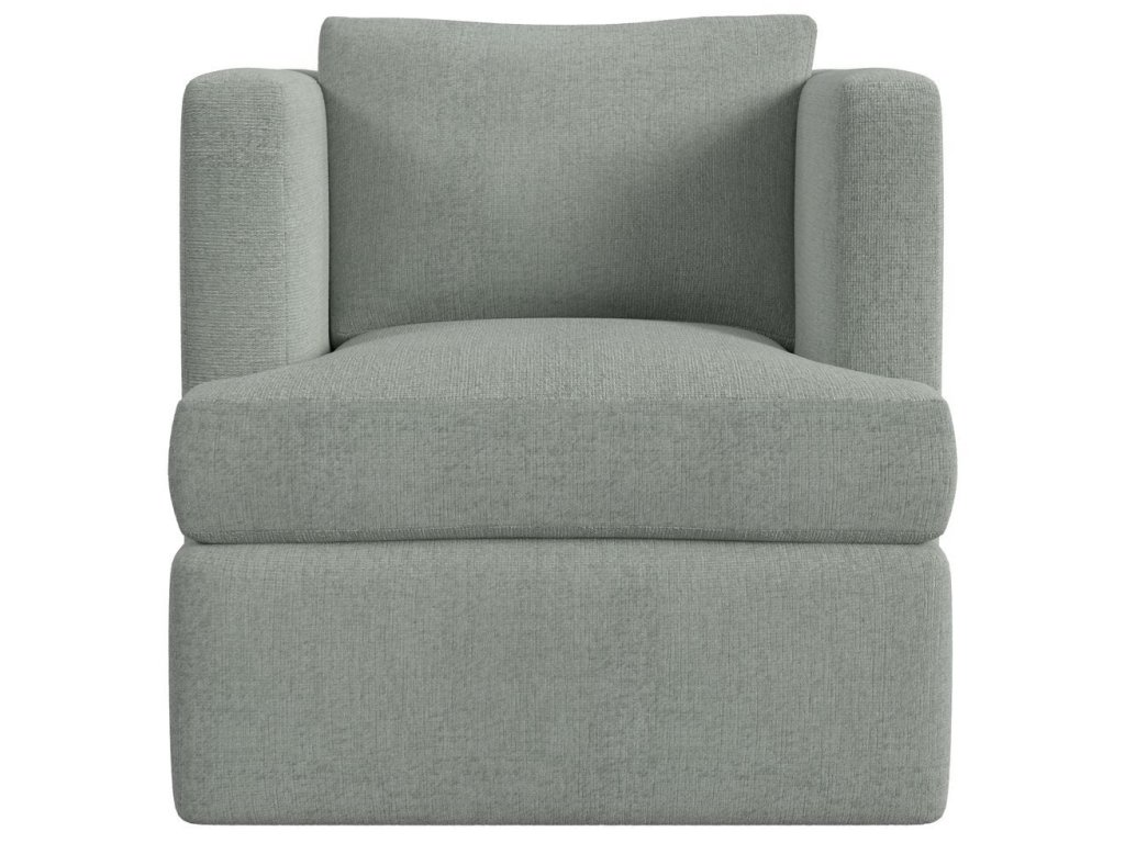 Elevated Swivel Chair - Criss Cross Sea Salt - main image