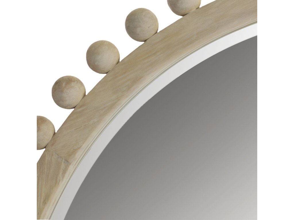 Brianza Round Mirror - 72 Natural - image 2