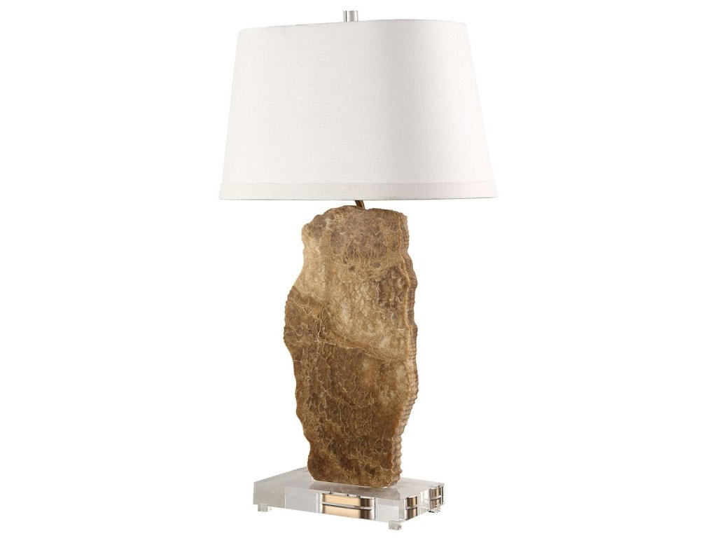 Slice Table Lamp - Latte Onyx - image 4