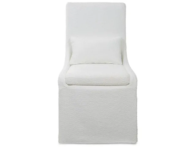 Coley Armless Chair, White