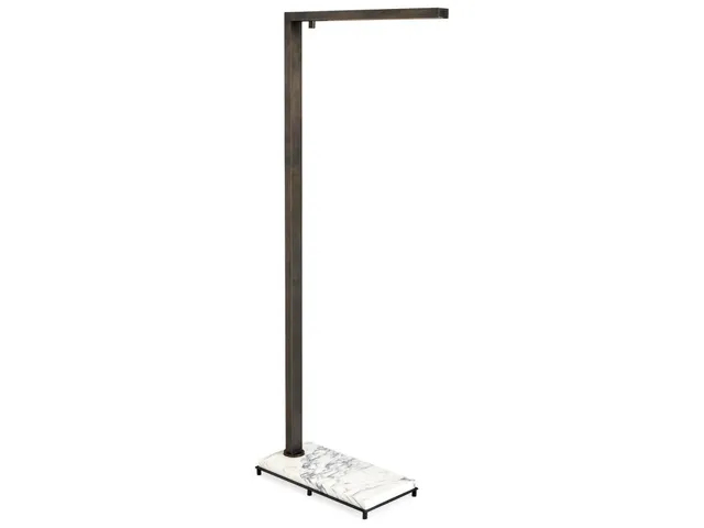 Illume Floor Lamp - Marble/Bronze