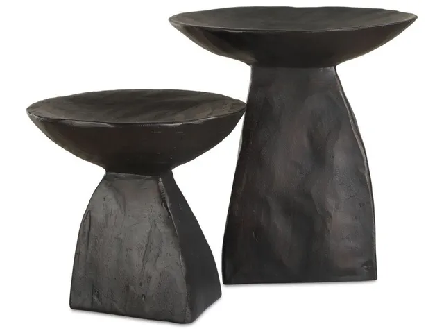 Shadow Pedestal Bowls, S/2