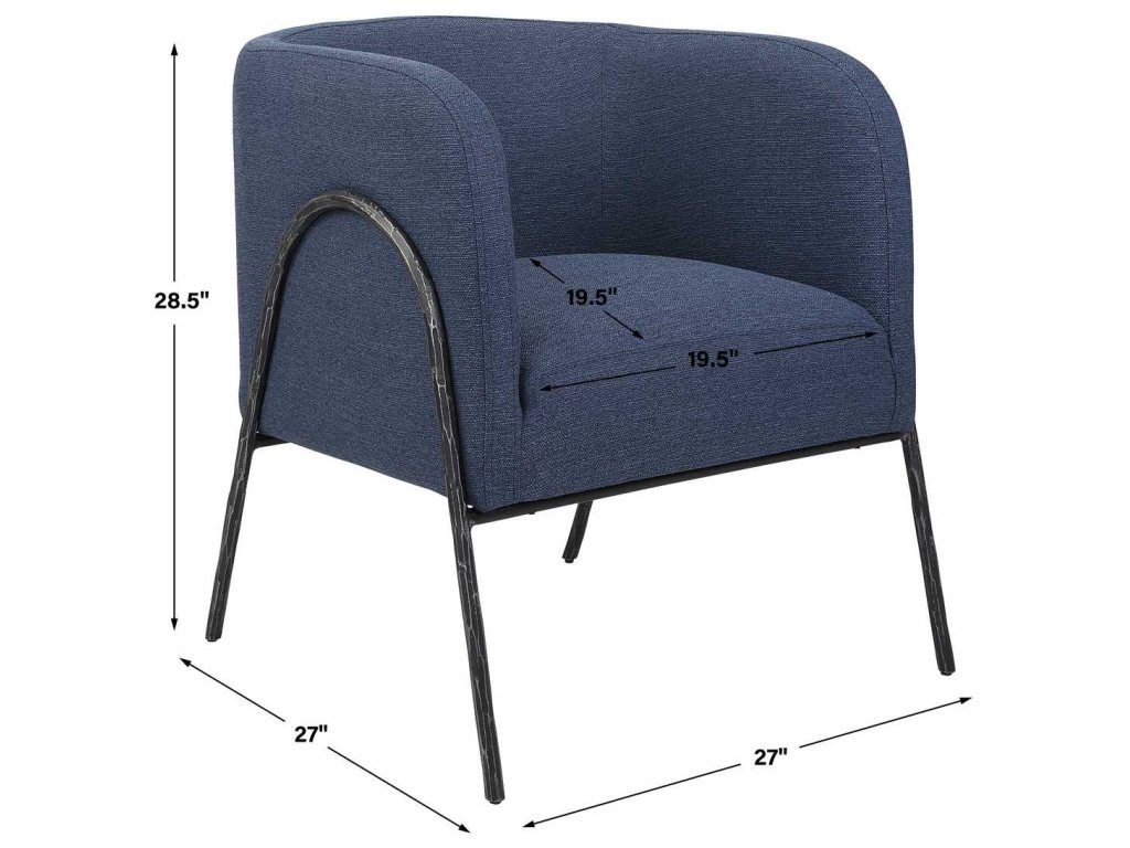 Jacobsen Accent Chair, Denim - image 7