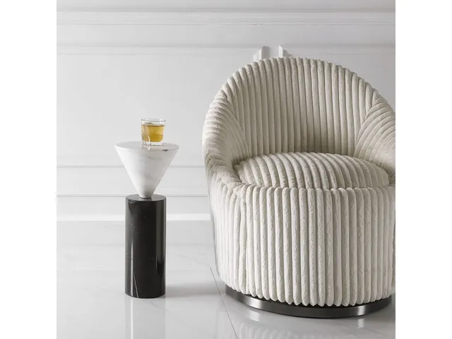 Top Hat Drink Table, White