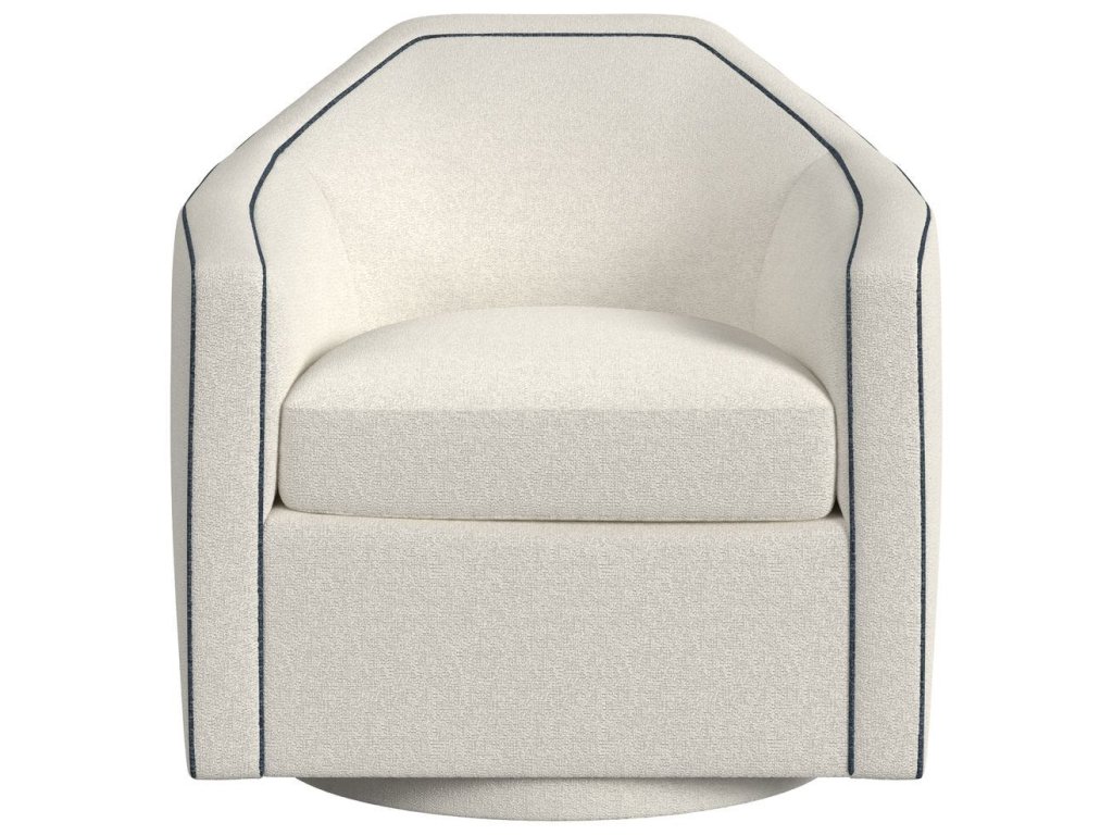 Repartee Swivel Chair - Field Snow/Lux Peacock - main image