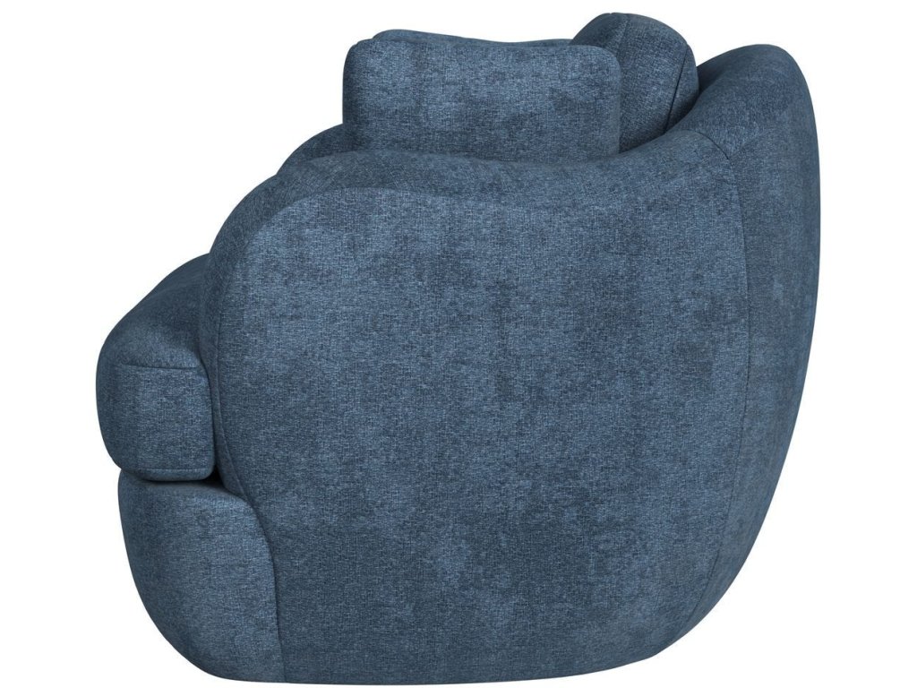 Scoop And A Half Swivel Chair - Lux Peacock - image 2