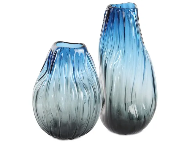 Midnight Horizon Vases, S/2