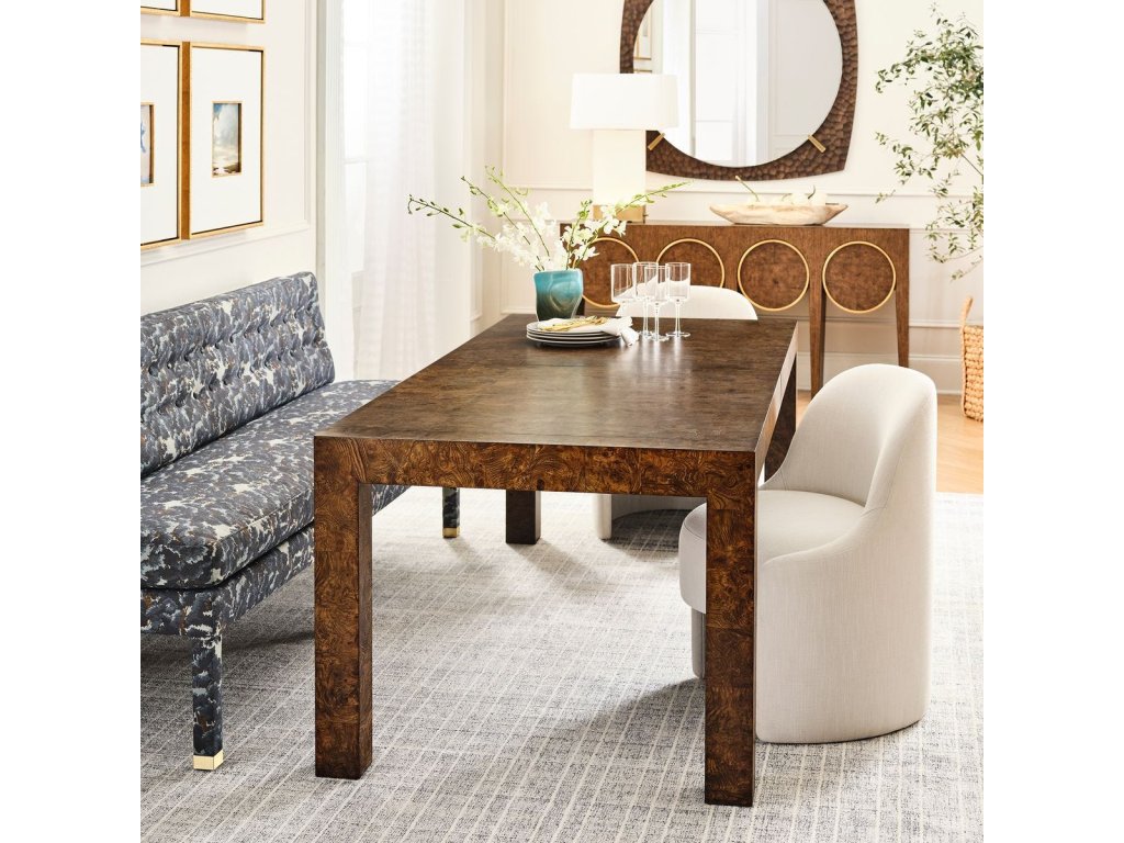 Ingrain Extension Dining Table - Cocoa Brown - image 2