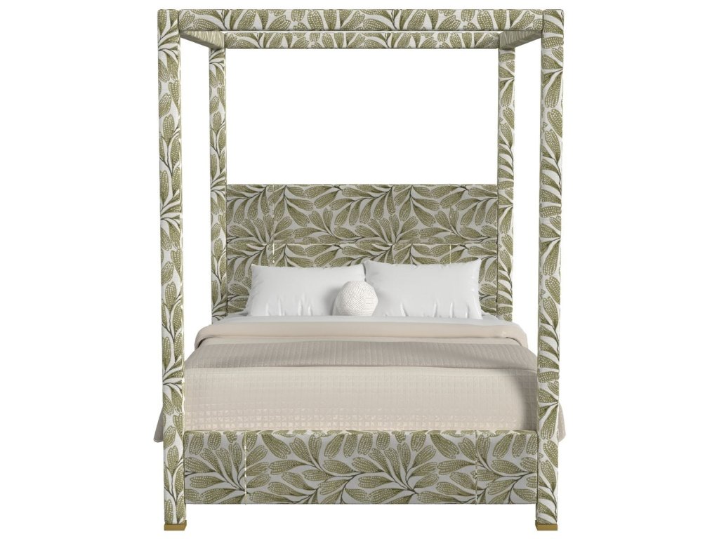 Hibernate Canopy Bed, Queen - Hedge Green , 2 Cartons - image 1
