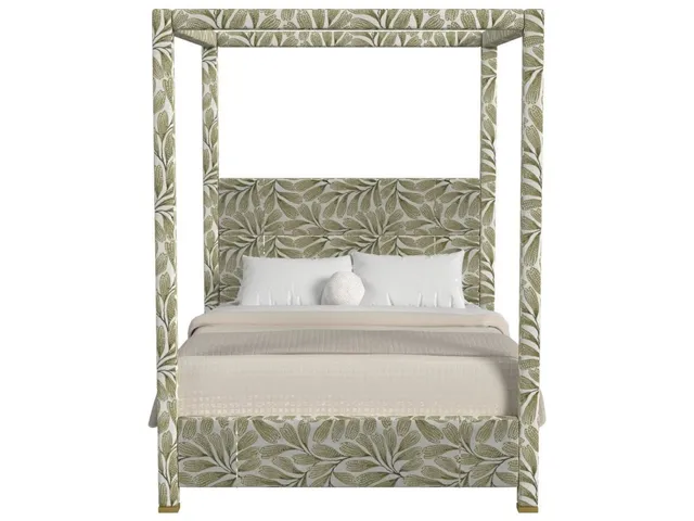 Hibernate Canopy Bed, Queen - Hedge Green , 2 Cartons