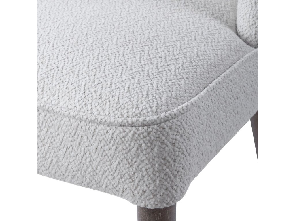 Brie Armless Chair, White, 2 Per Box, Priced Each - image 5