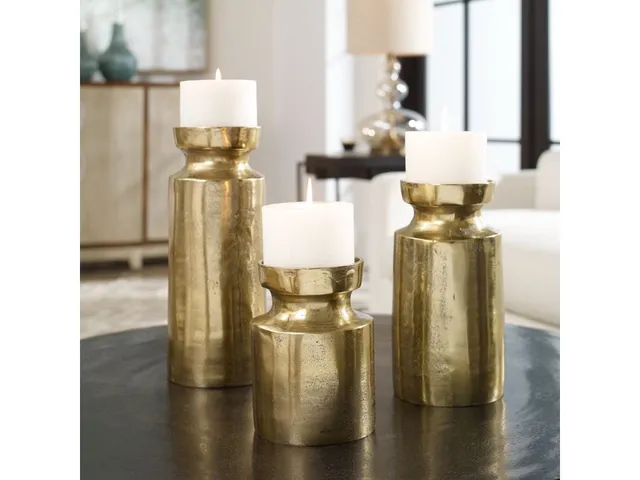 Amina Candleholders, S/3 - Alternative View