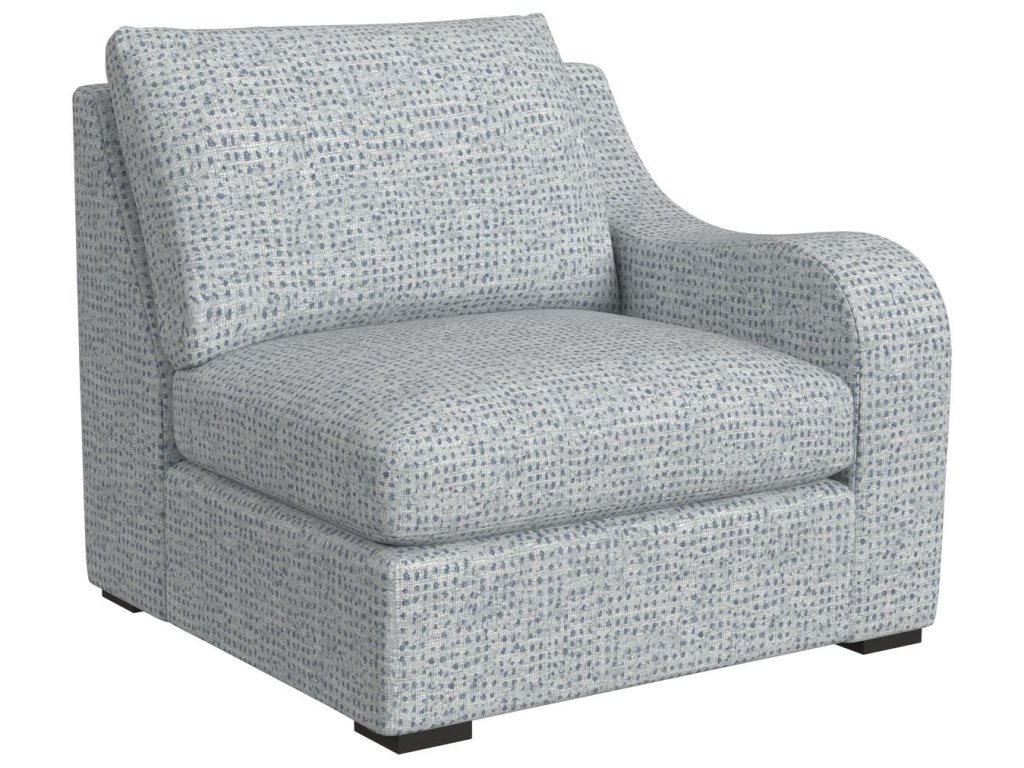 Big Wave Sofa, Right Arm Facing - Dashing Blue - image 1