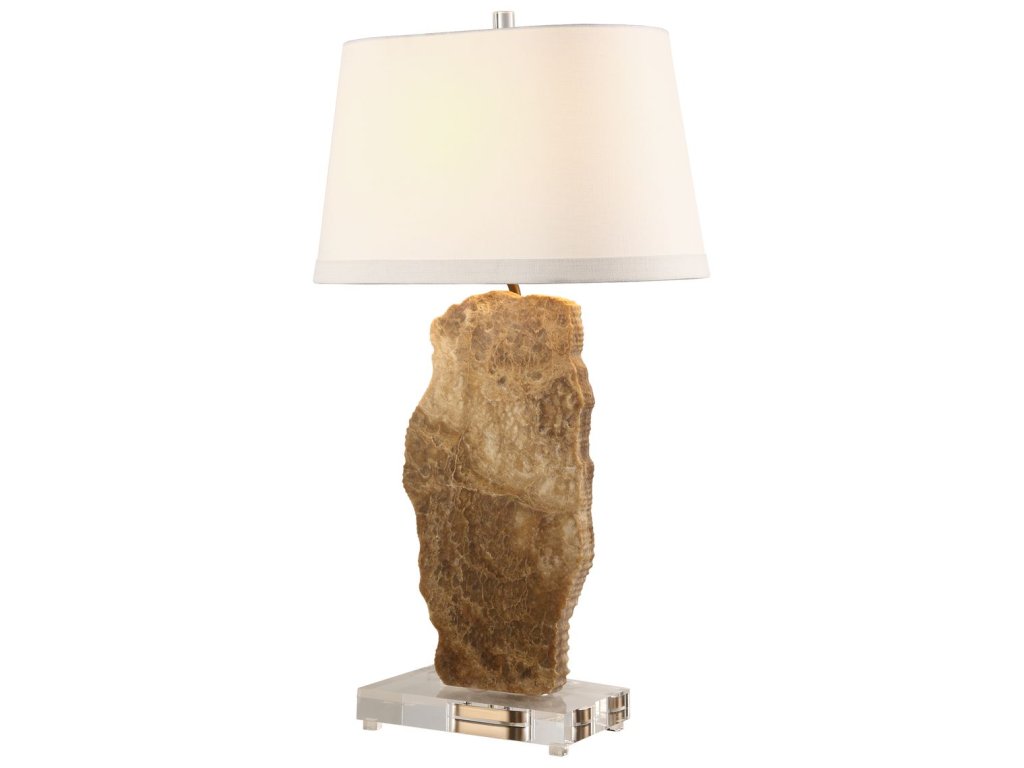 Slice Table Lamp - Latte Onyx - image 3