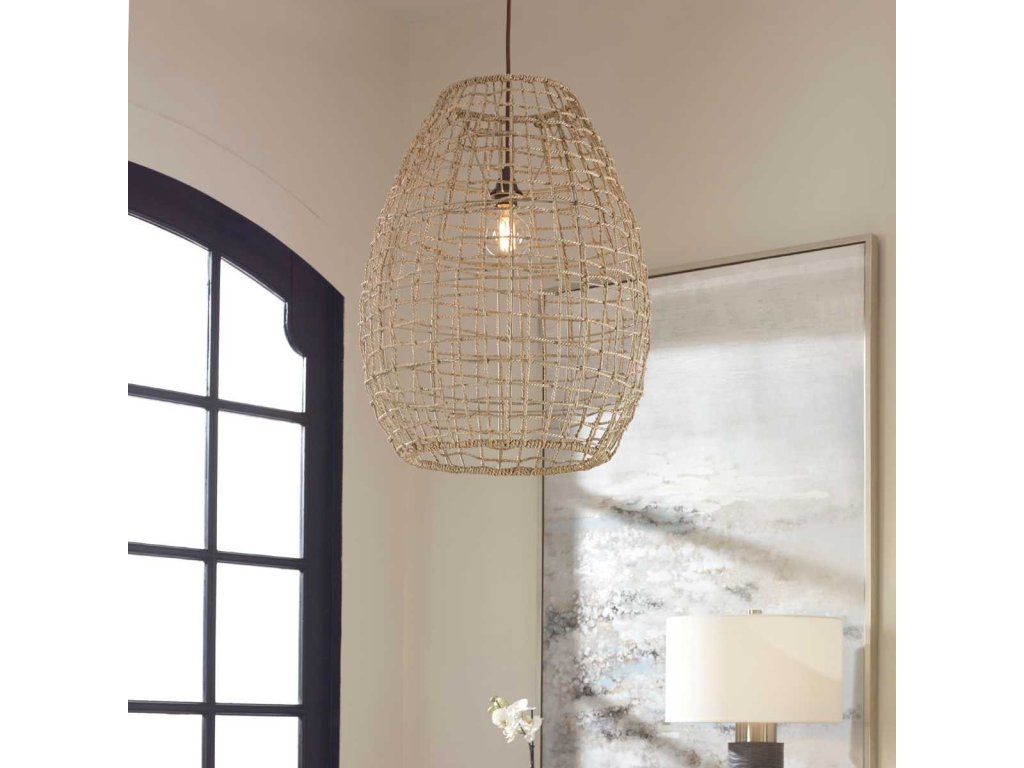 Cross Weave, 1 Lt Pendant - image 1