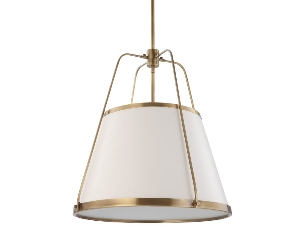 Leather Classic, 4 Lt Pendant - White - image 5