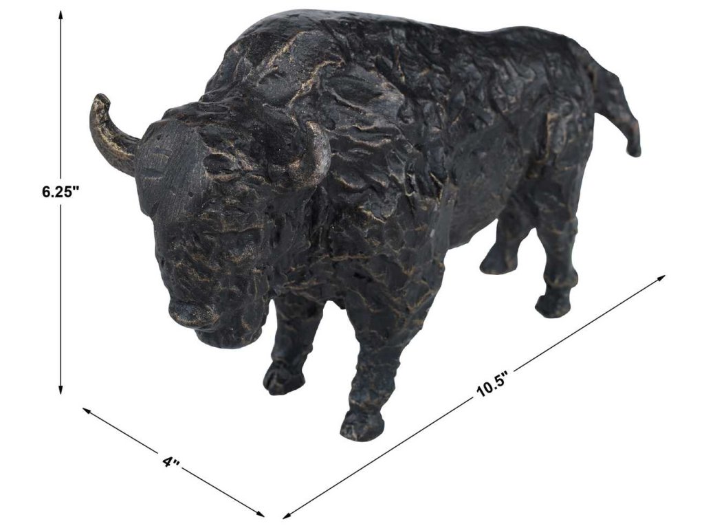 Bison Metal Wall Sculpture - image 3