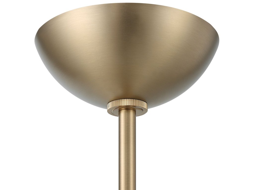 Boomerang, 4 Lt Pendant - Brass Medium - image 8