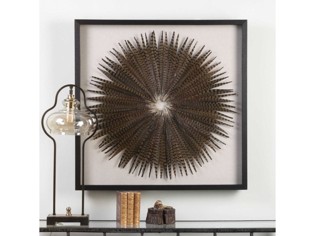 Feather Burst Shadow Box - image 4