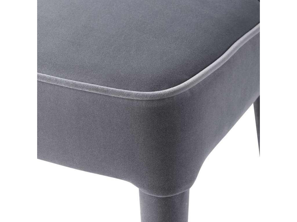 Brie Armless Chair, Gray, 2 Per Box, Priced Each - image 4