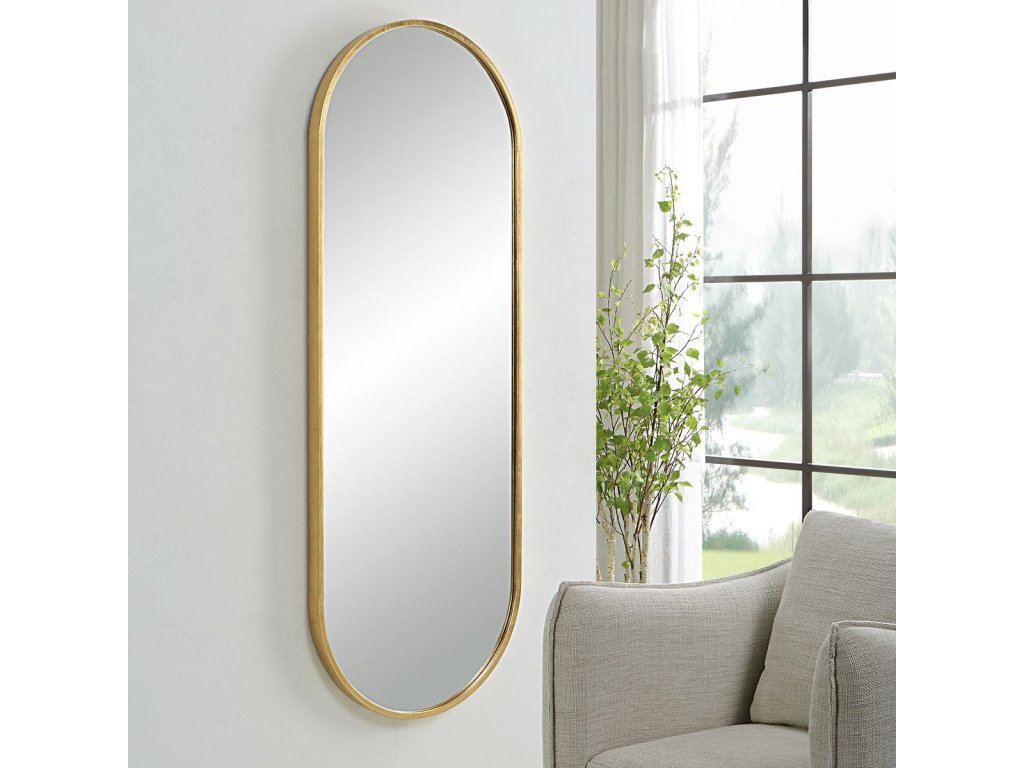 Varina Tall Mirror, Gold - image 1