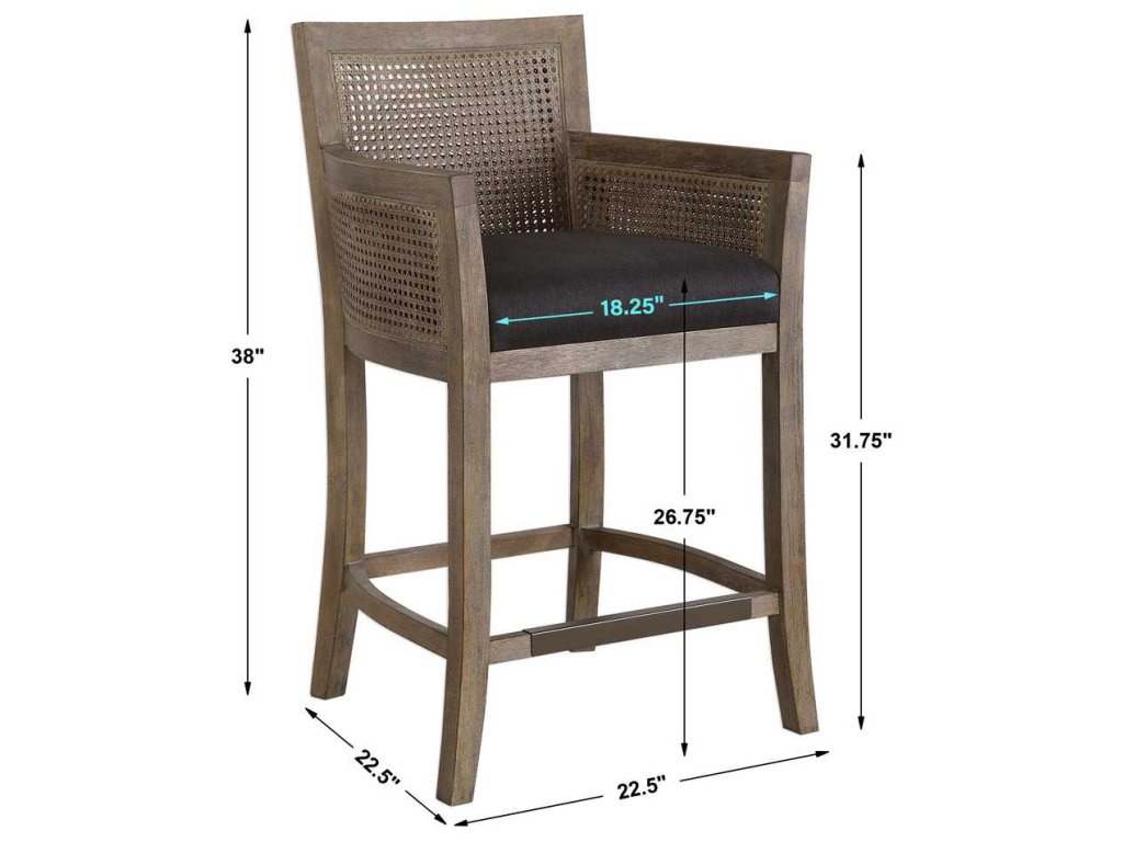 Encore Counter Stool, Gray - image 7
