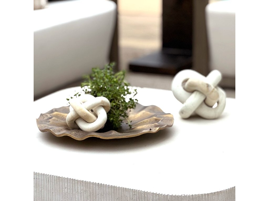 Limestone Link Outdoor Sculptures, S/2 - image 3