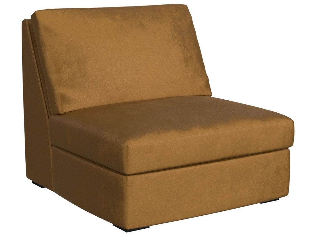 Luxe Sofa, Armless - Bliss Bronze - image 2