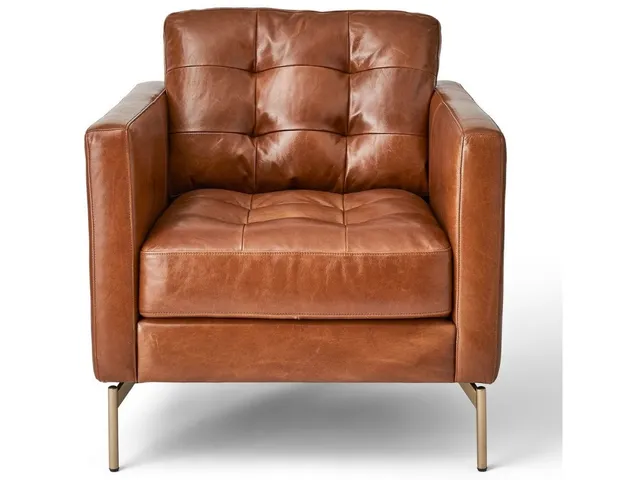 Ventura Chair - Caramel Leather