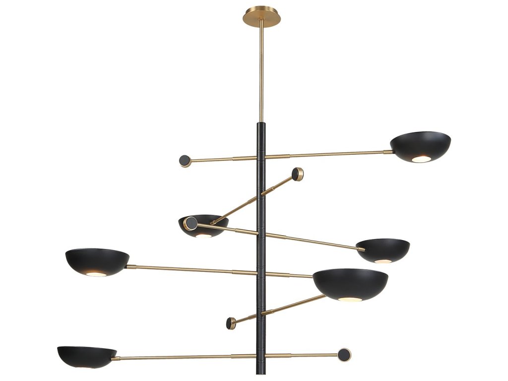 Swinger, 6 Lt Pendant - Black - image 4