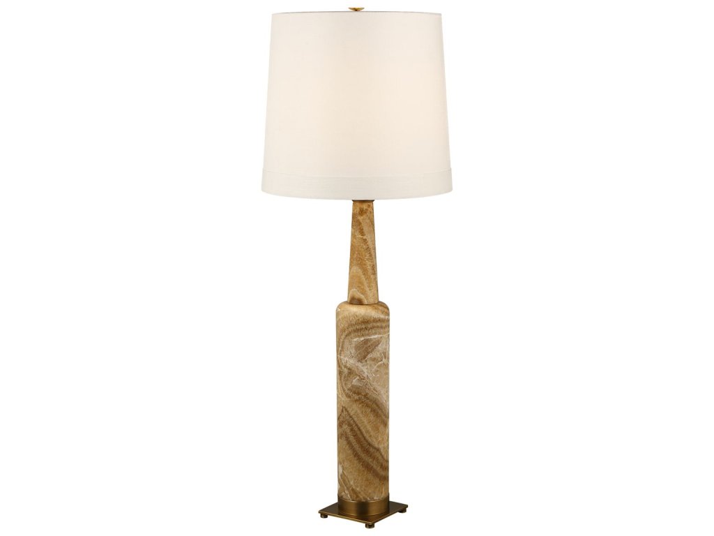 Statuesque Table Lamp - Latte Onyx - image 4