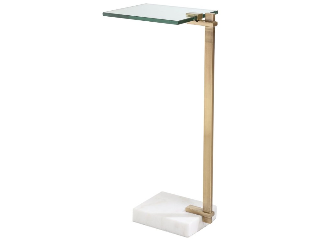 Butler Accent Table, White - image 4